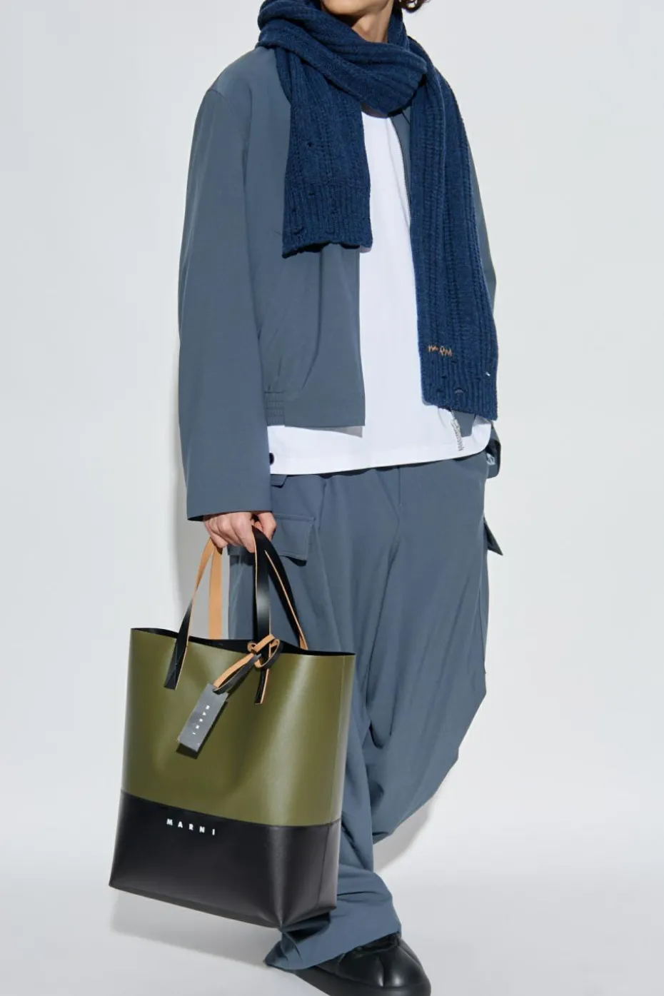 Marni BLUE Trousers with pockets