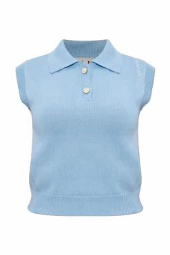 Marni BLUE Vest with collar
