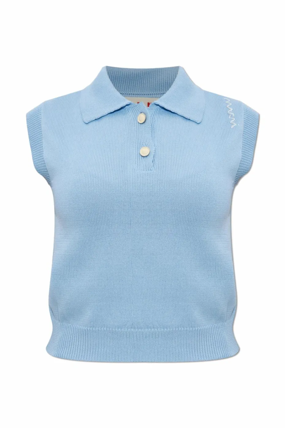 Marni BLUE Vest with collar