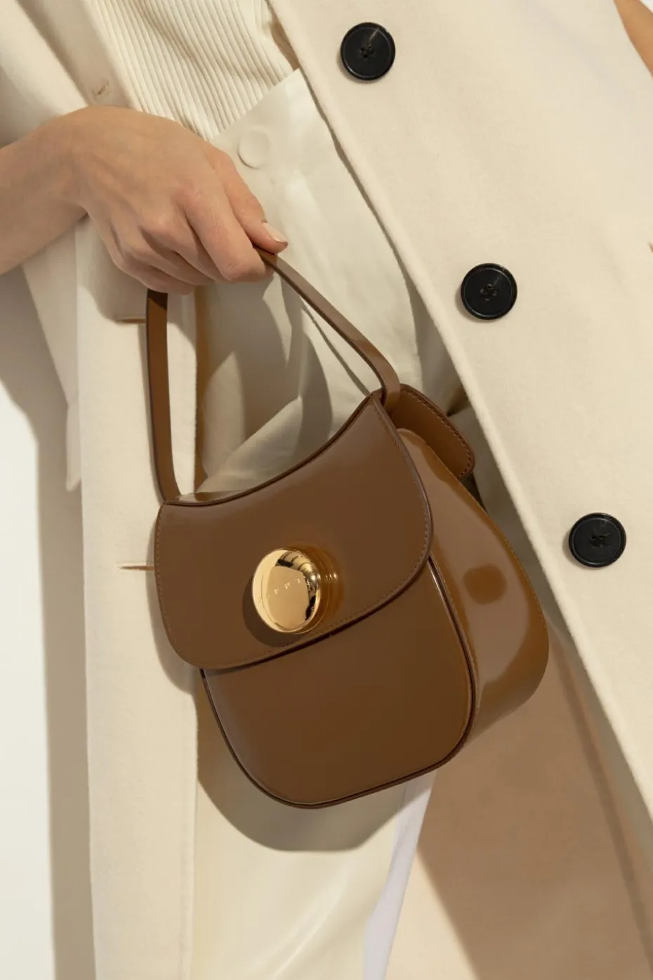 Marni BROWN Handbag Butterfly Small