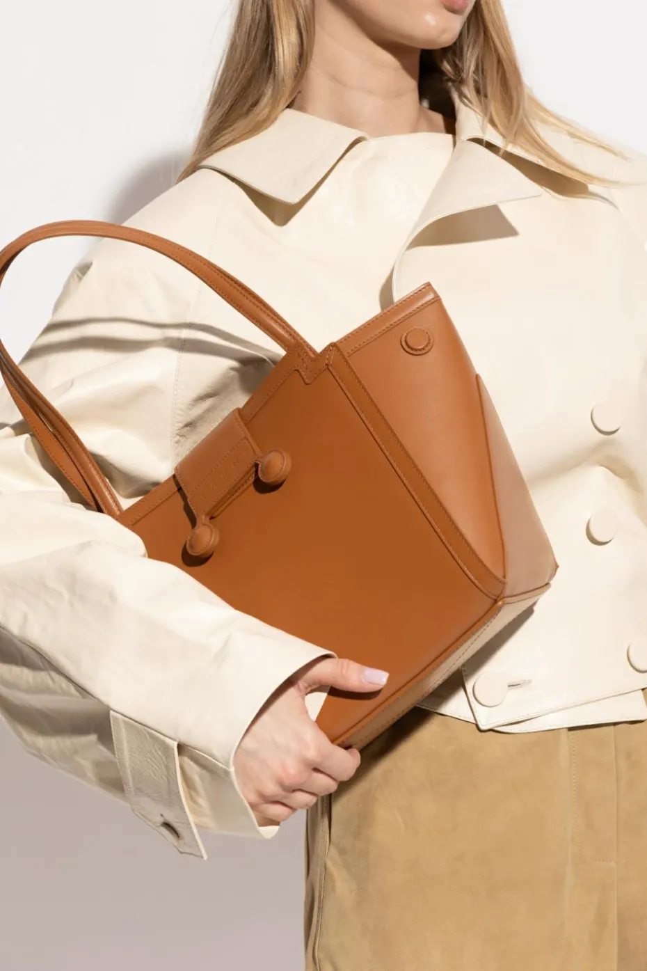 Marni BROWN Handbag Riviera Mini