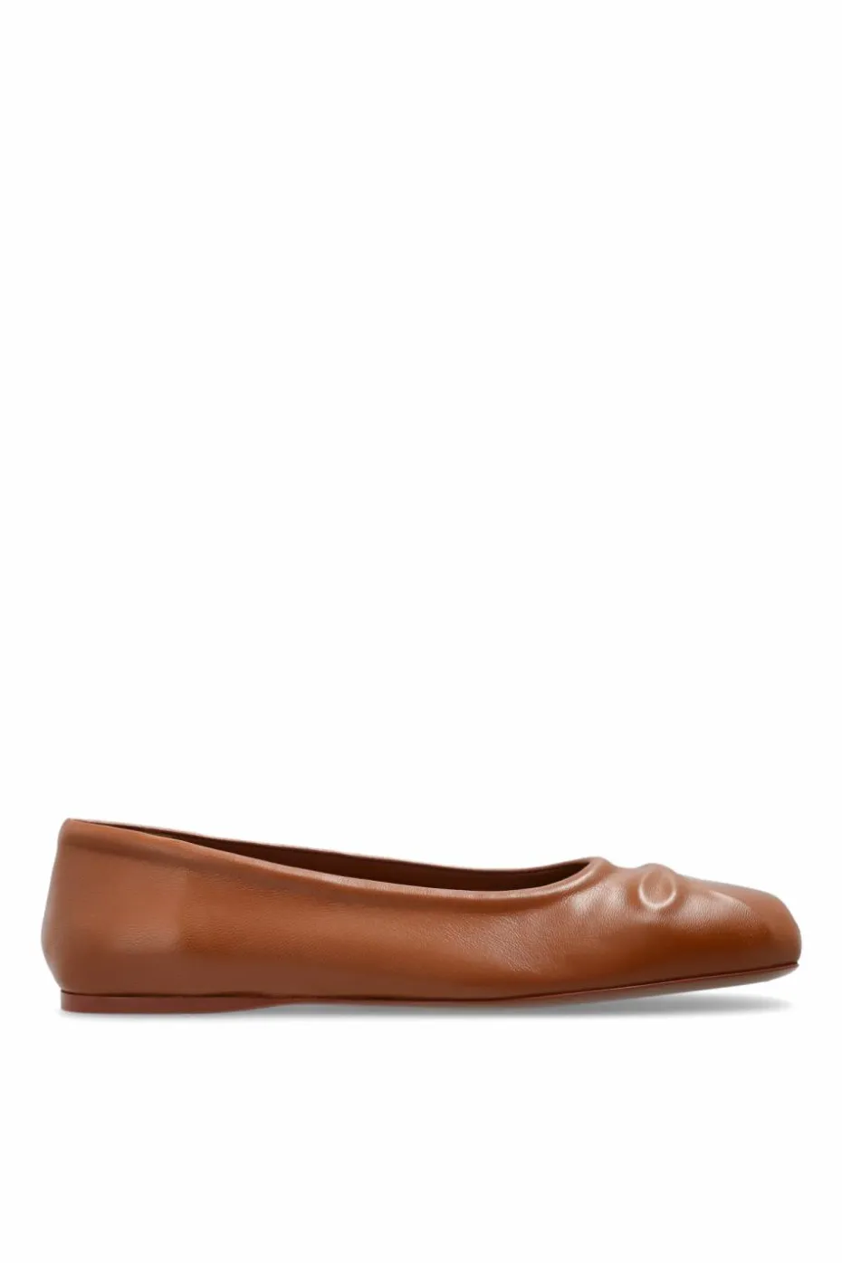 Marni BROWN Leather ballet flats