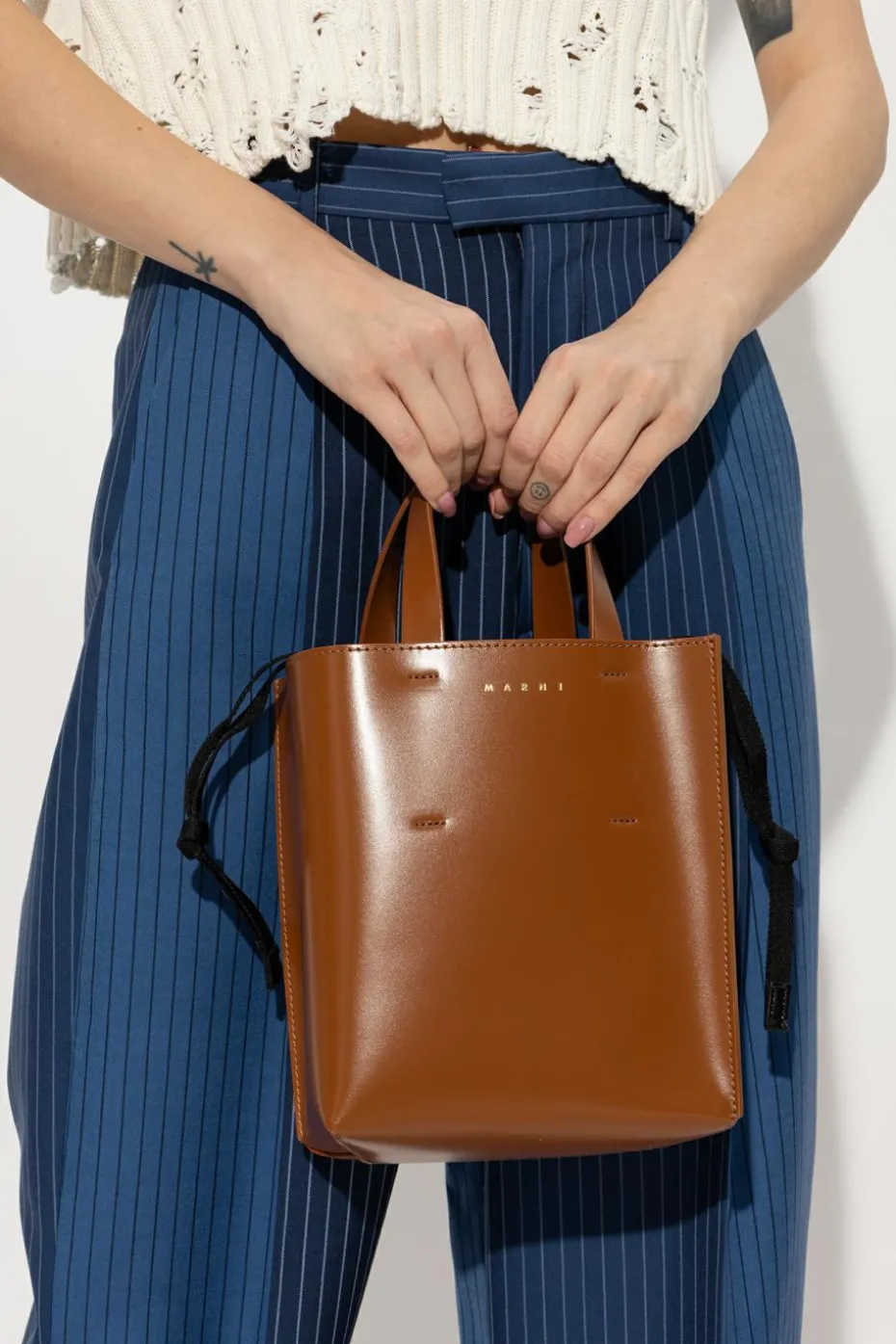 Marni BROWN Museo' Shoulder Bag