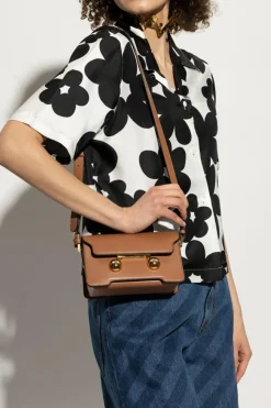 Marni BROWN Shoulder bag Trunkaroo Mini