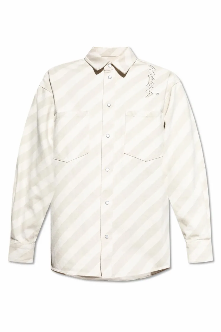 Marni cream Denim shirt in oversize style