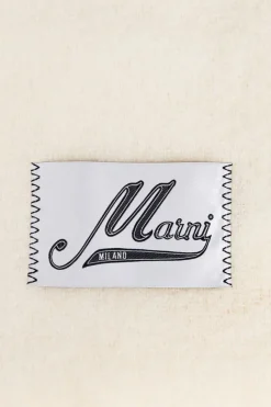 Marni cream Scarf with logo