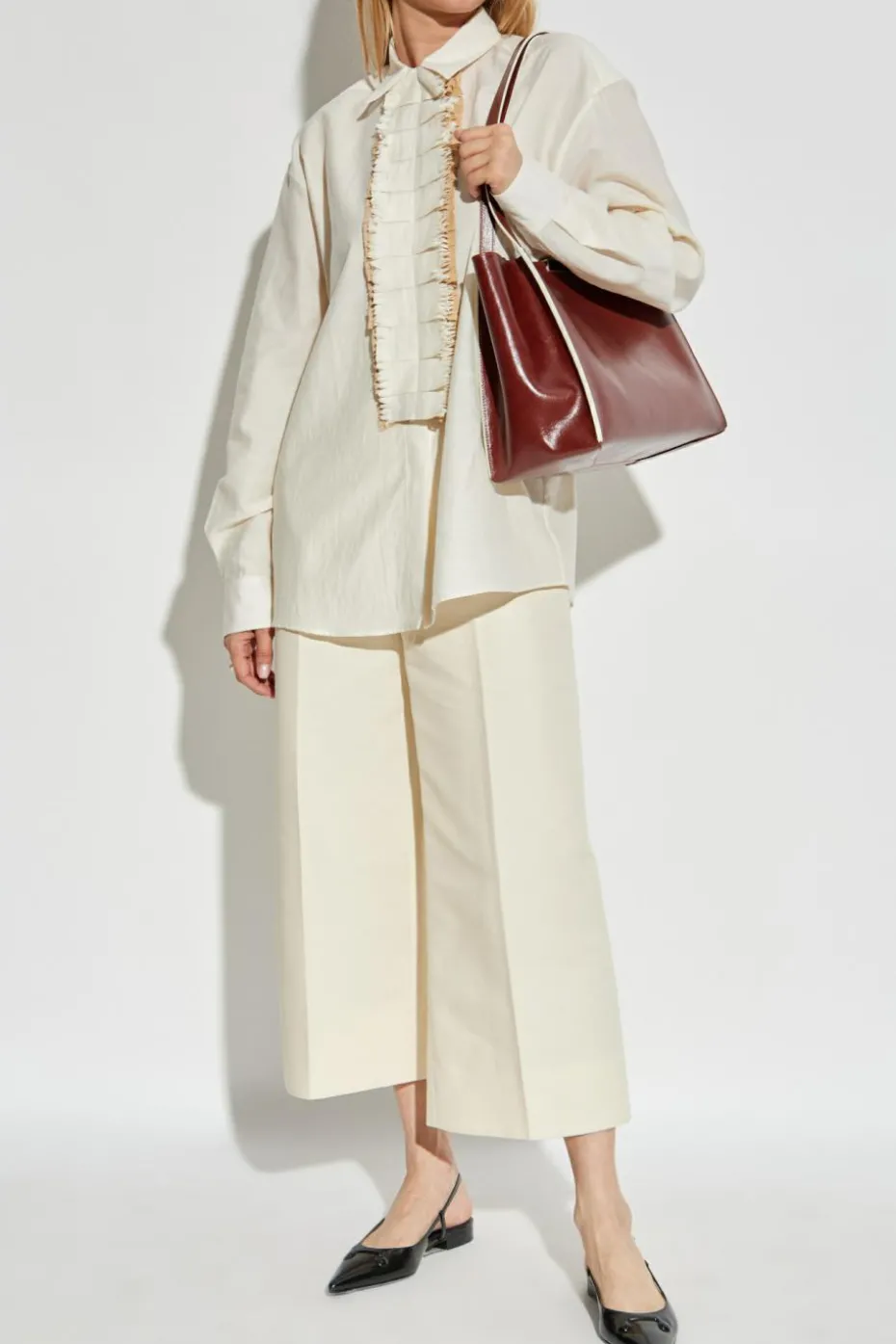 Marni cream Shirt with applique