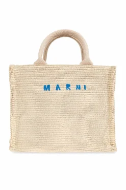Marni cream shopper bag
