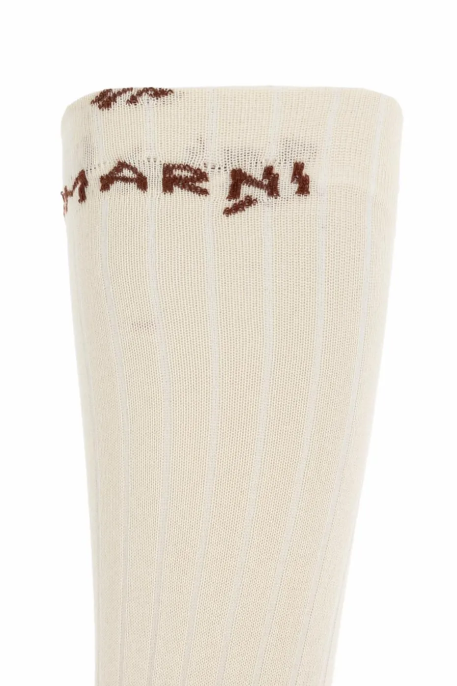 Marni cream Socks with logo