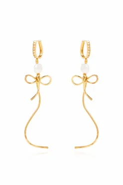 Marni GOLD Brass earrings