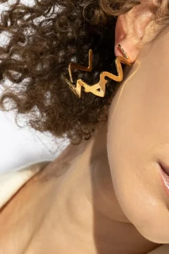 Marni GOLD Brass earrings