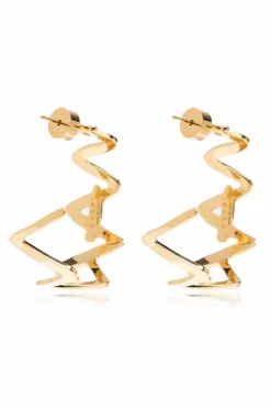 Marni GOLD Brass earrings