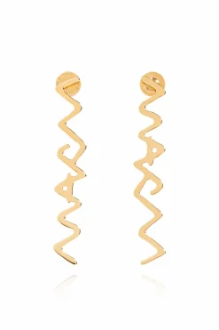 Marni GOLD Brass earrings