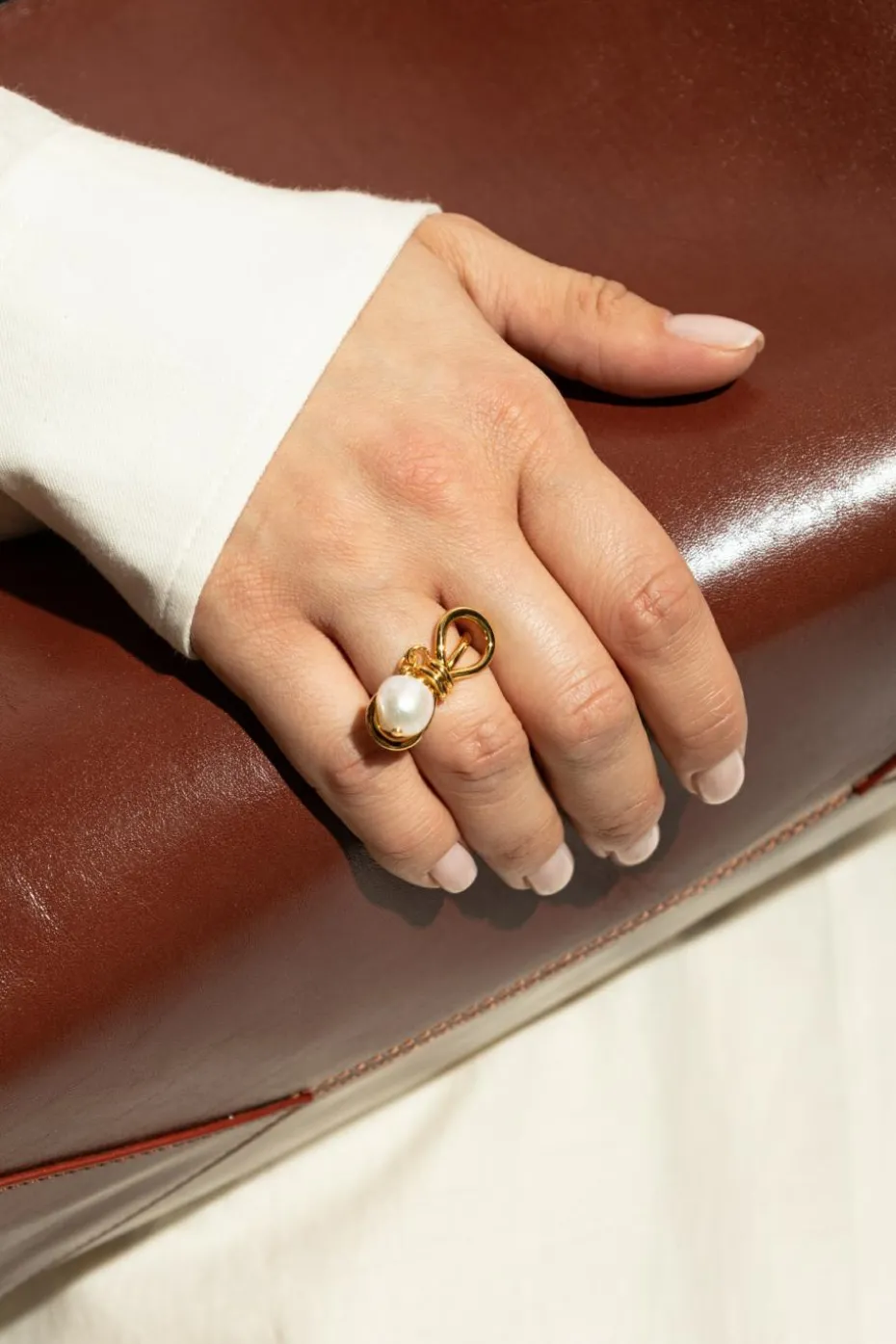 Marni GOLD Brass ring