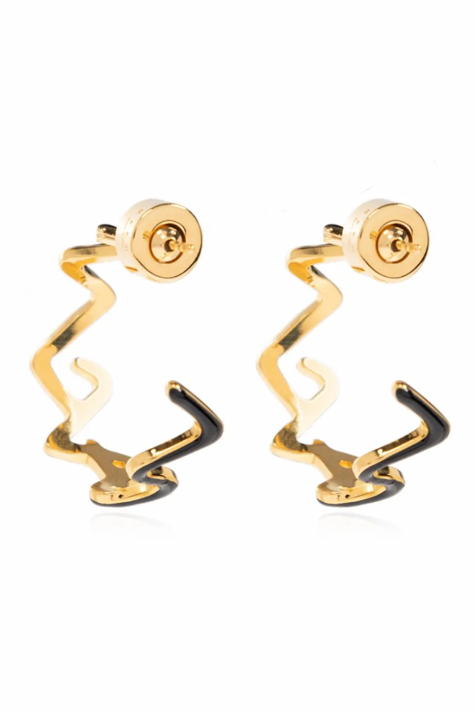 Marni GOLD Earrings with logo