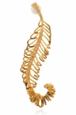 Marni GOLD Earrings with shimmering crystals