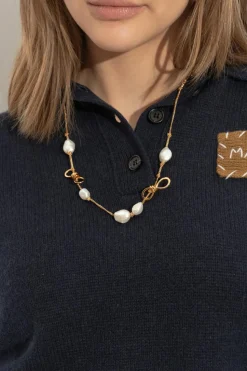 Marni GOLD Pearl necklace