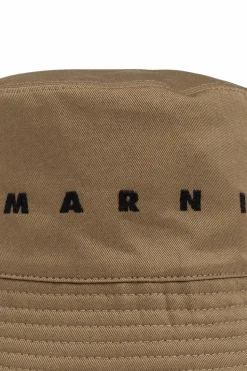 Marni GREEN Hat with logo