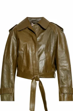 Marni GREEN Leather jacket