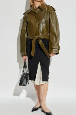 Marni GREEN Leather jacket