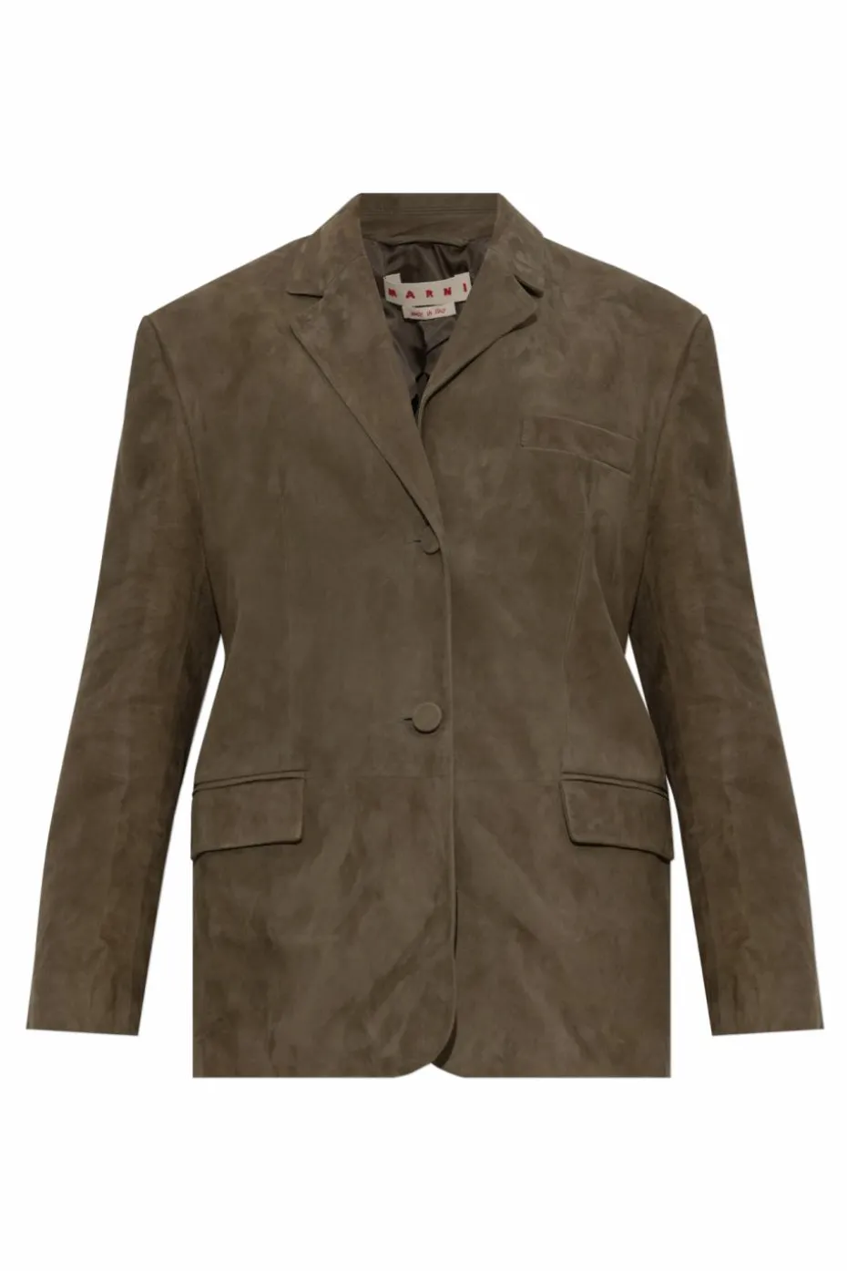 Marni GREEN Suede jacket