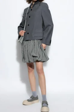 Marni GREY Jacket with raw slits