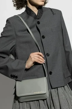 Marni GREY Leather shoulder bag