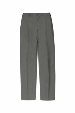 Marni GREY Wool trousers with creases