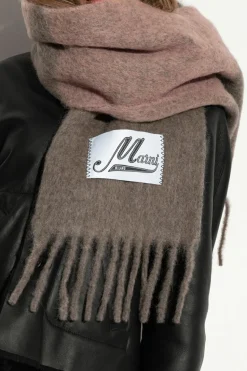 Marni MULTICOLOUR Scarf with fringes