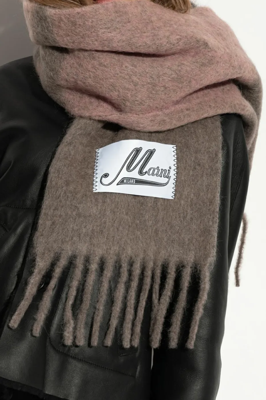 Marni MULTICOLOUR Scarf with fringes