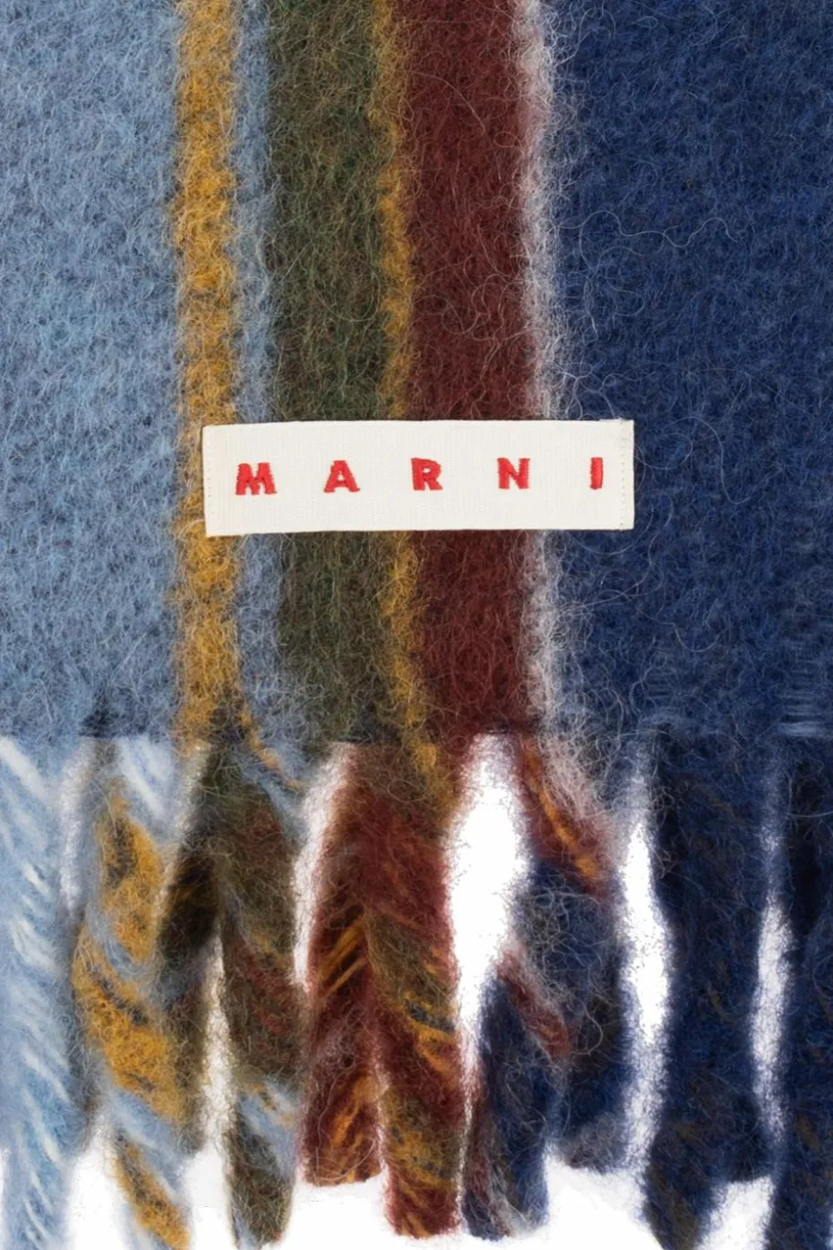 Marni MULTICOLOUR Scarf with logo