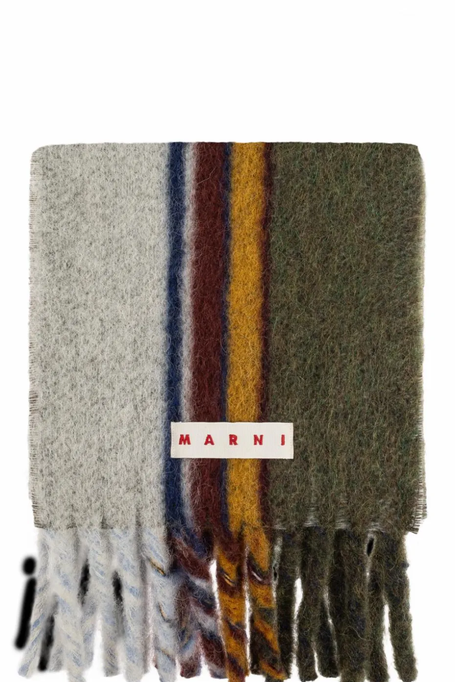 Marni MULTICOLOUR Scarf with logo