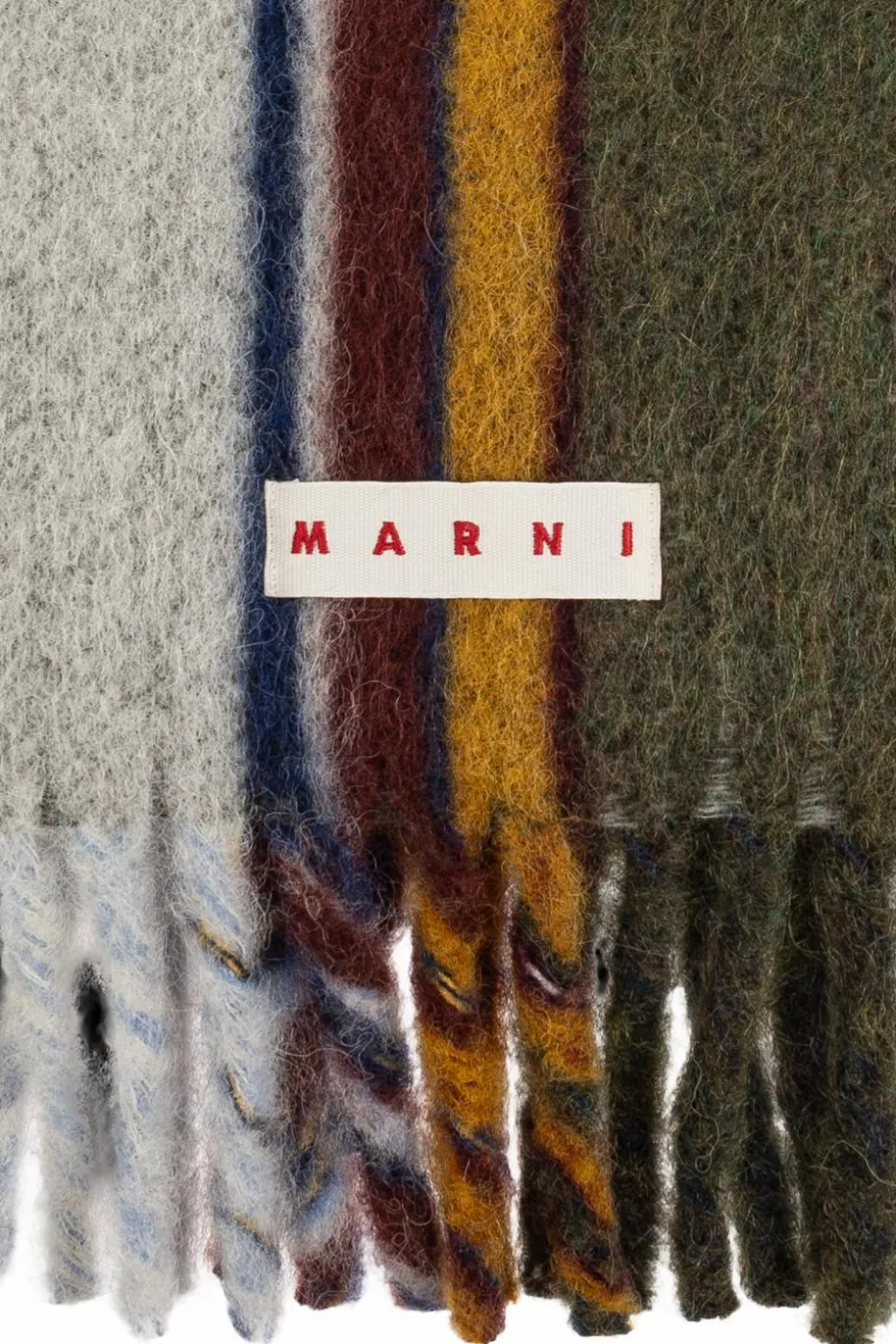 Marni MULTICOLOUR Scarf with logo