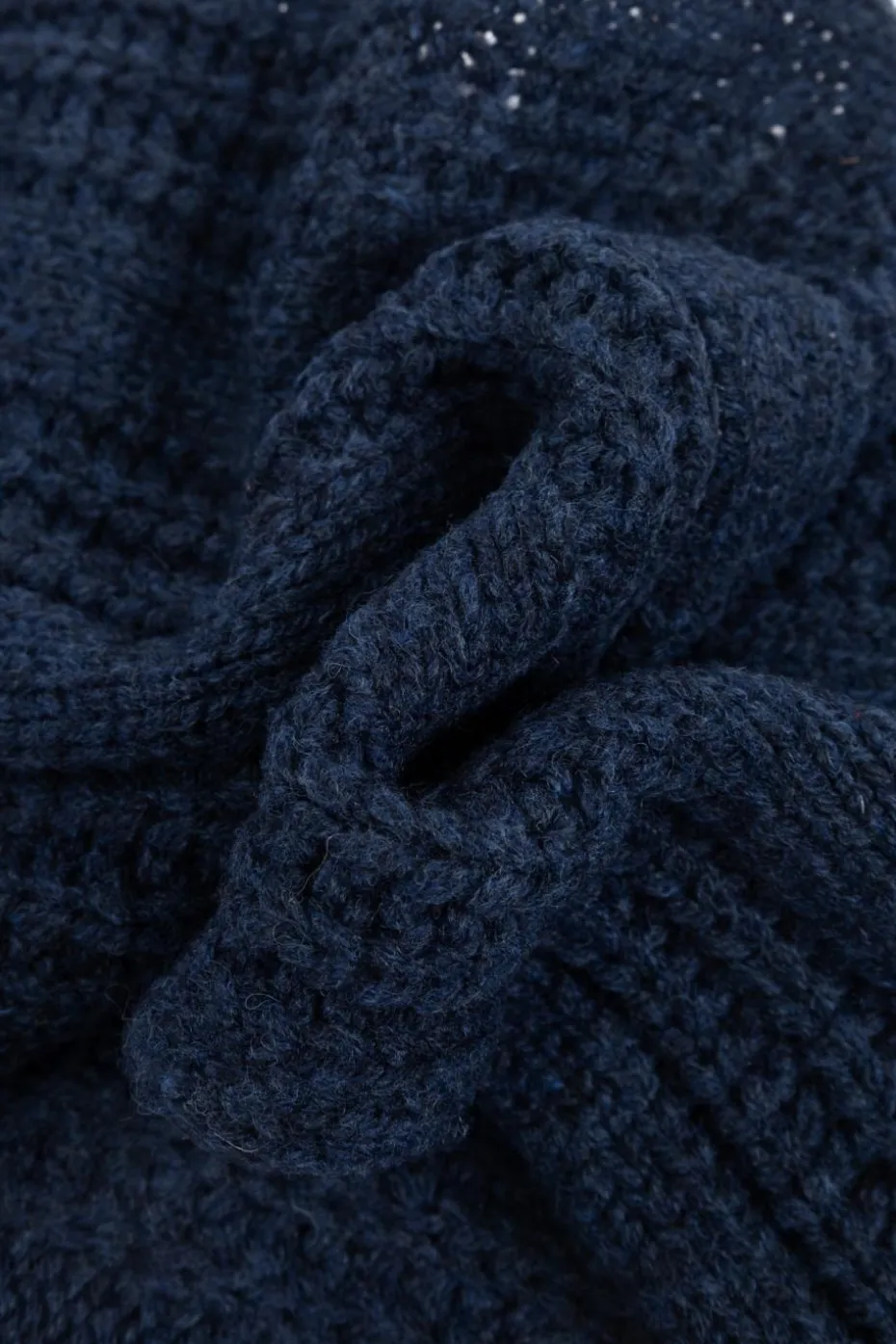 Marni NAVY BLUE Scarf with logo