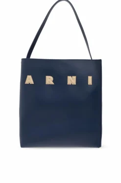 Marni NAVY BLUE Shopper bag
