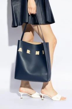 Marni NAVY BLUE Shopper bag