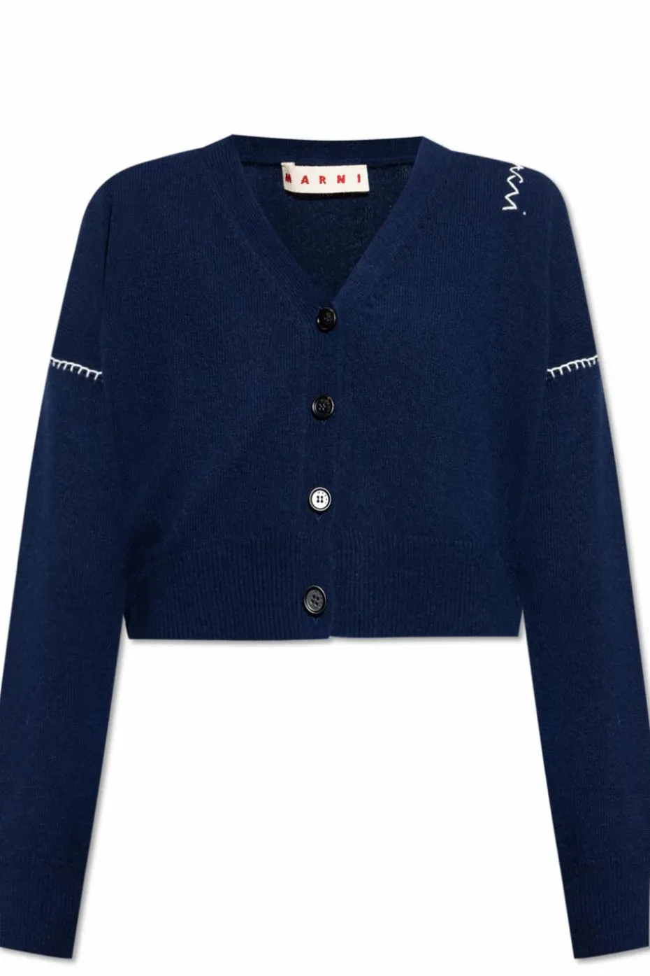 Marni NAVY BLUE Short Cardigan