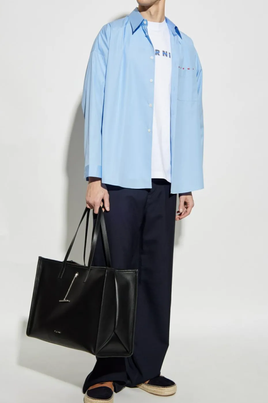 Marni NAVY BLUE Wool pants