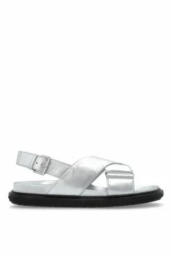 Marni SILVER Leather sandals