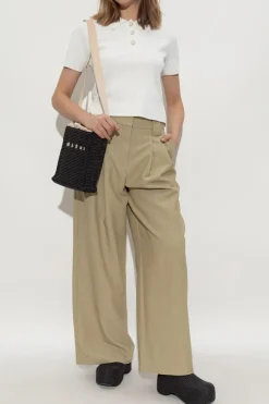 Marni WHITE Polo with logo