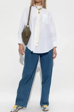 Marni WHITE Shirt made from mixed fabrics