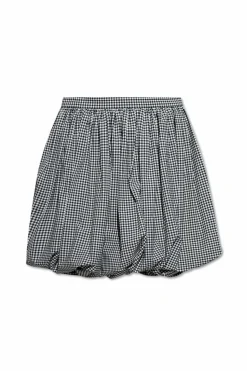 Marni WHITE Short plaid skirt