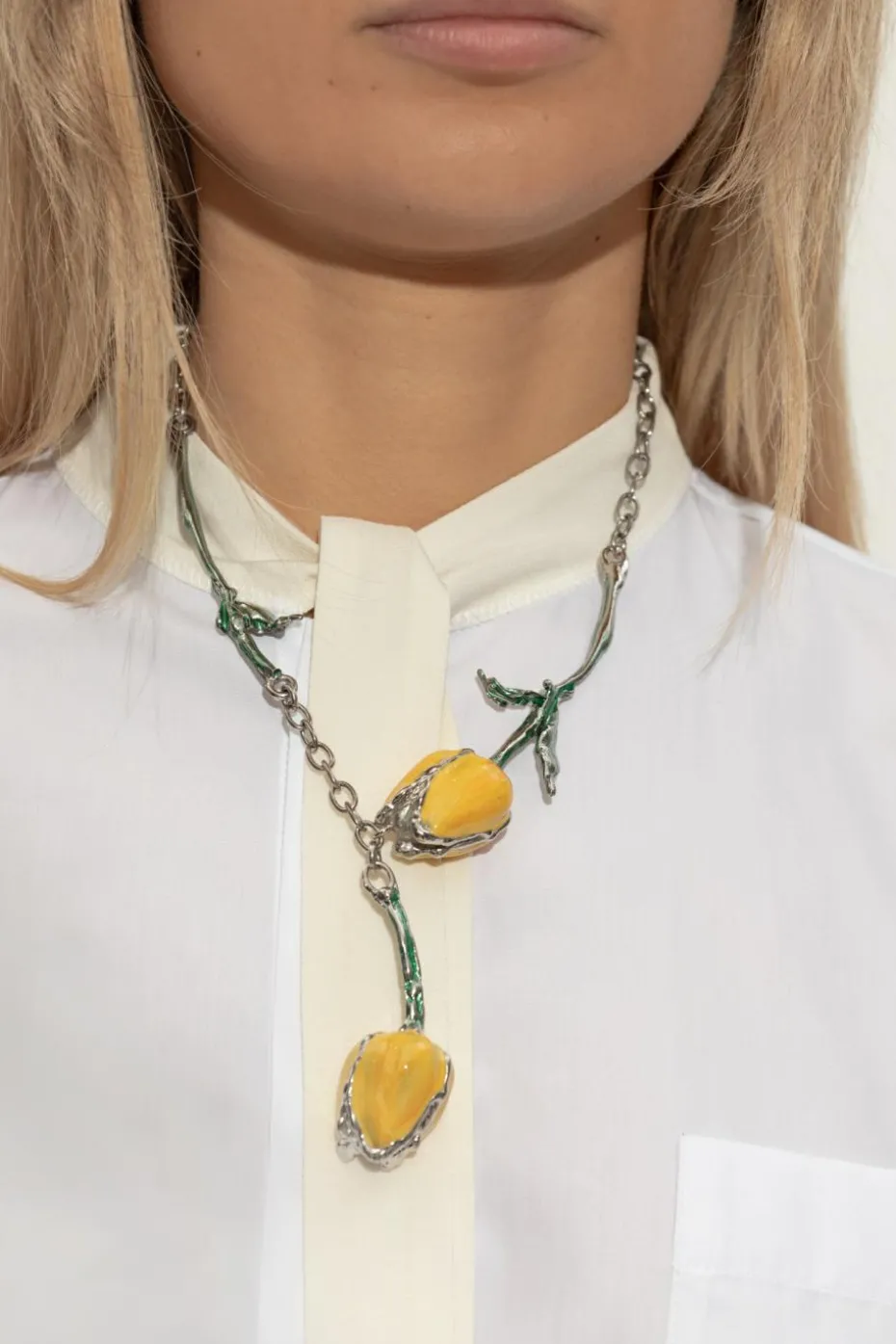 Marni YELLOW Necklace with pendants