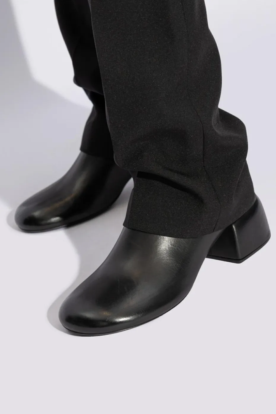 Marsell BLACK ‘Basata’ Heeled Booties
