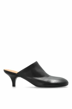 Marsell BLACK Heeled mules