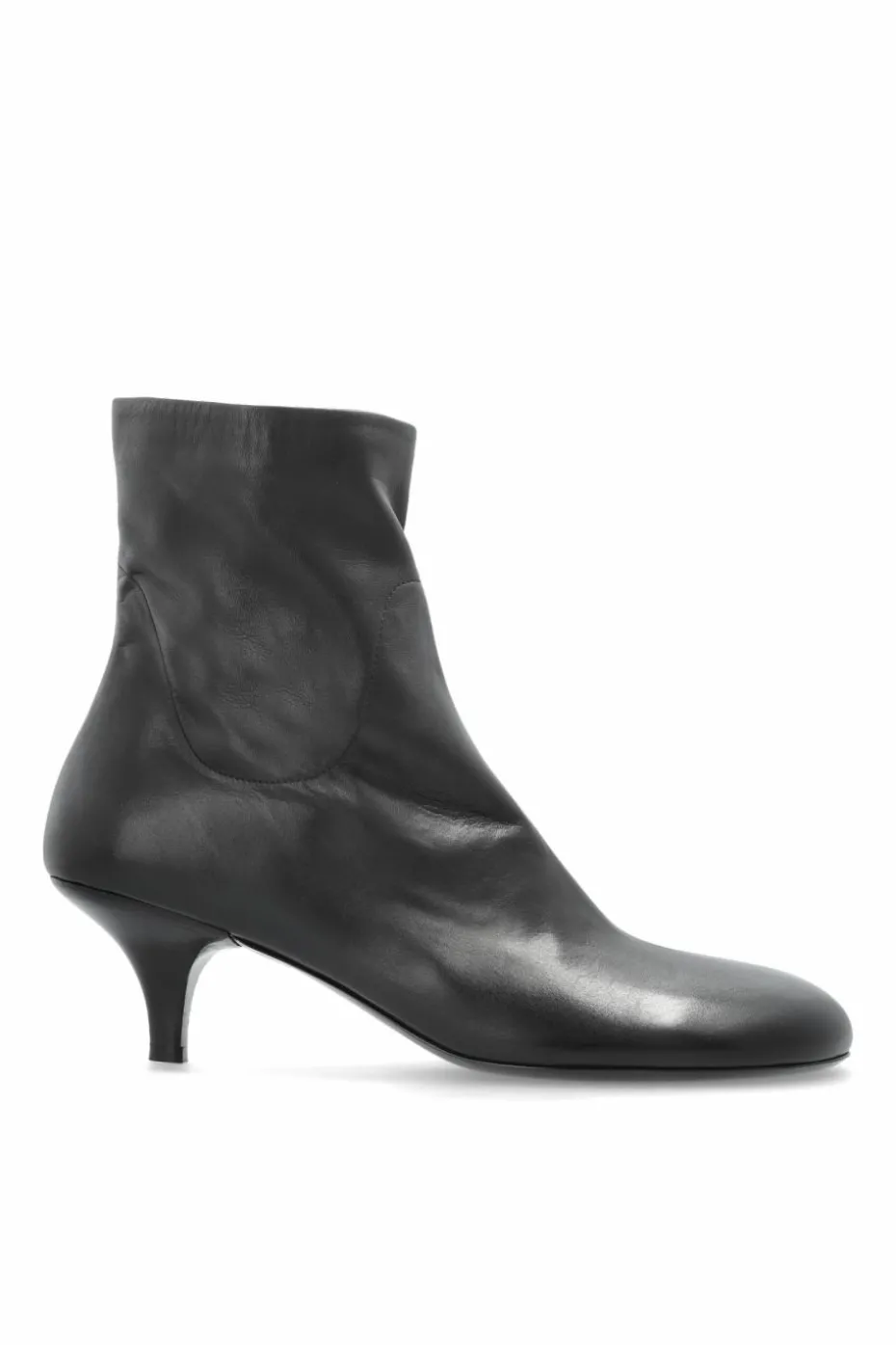 Marsell BLACK Leather ankle boots with heel
