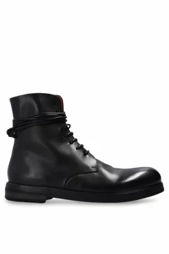 Marsell BLACK Leather ankle boots