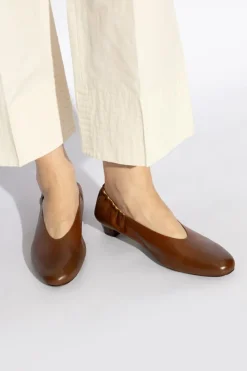 Marsell BROWN Leather heeled shoes