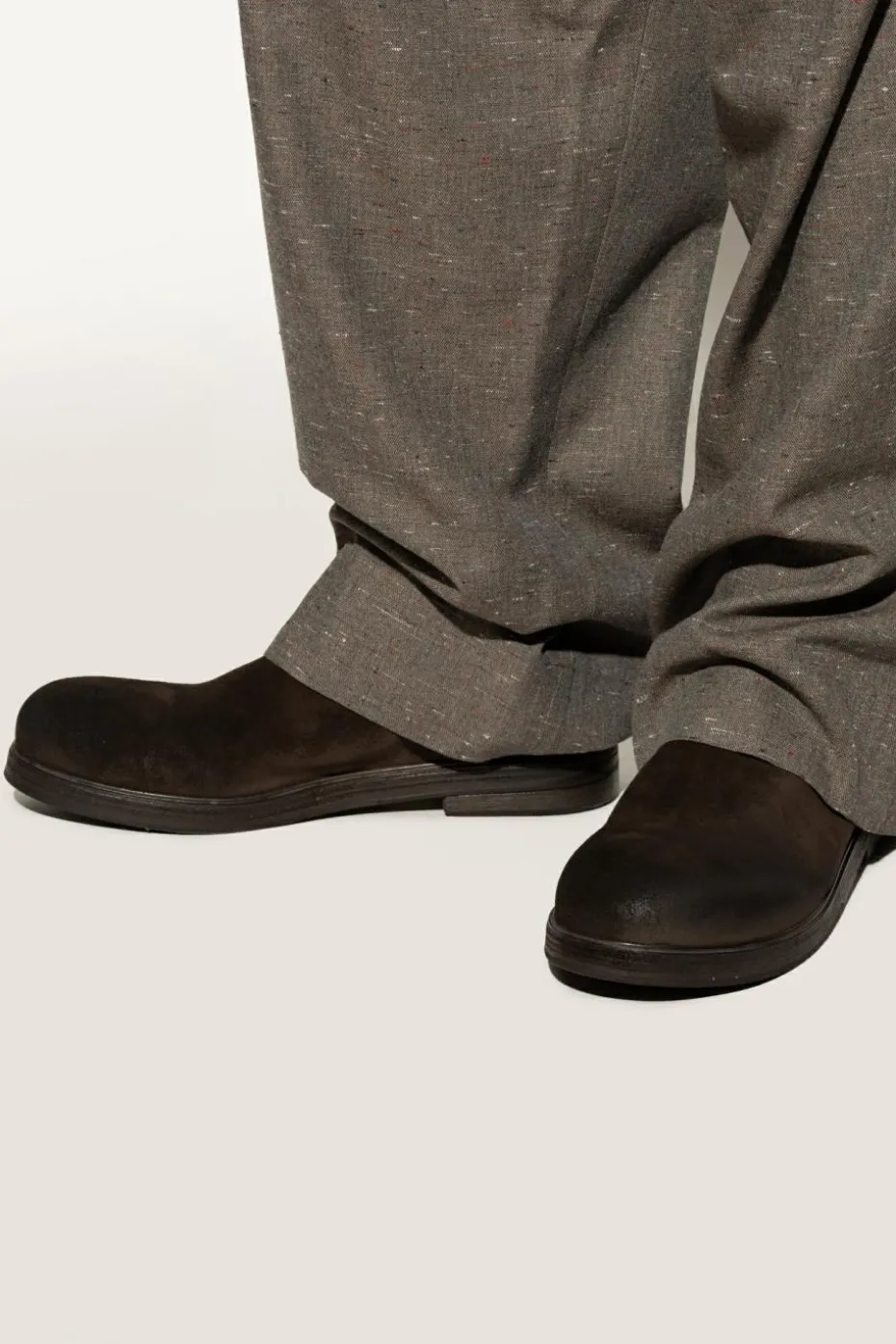 Marsell BROWN Suede ankle boots