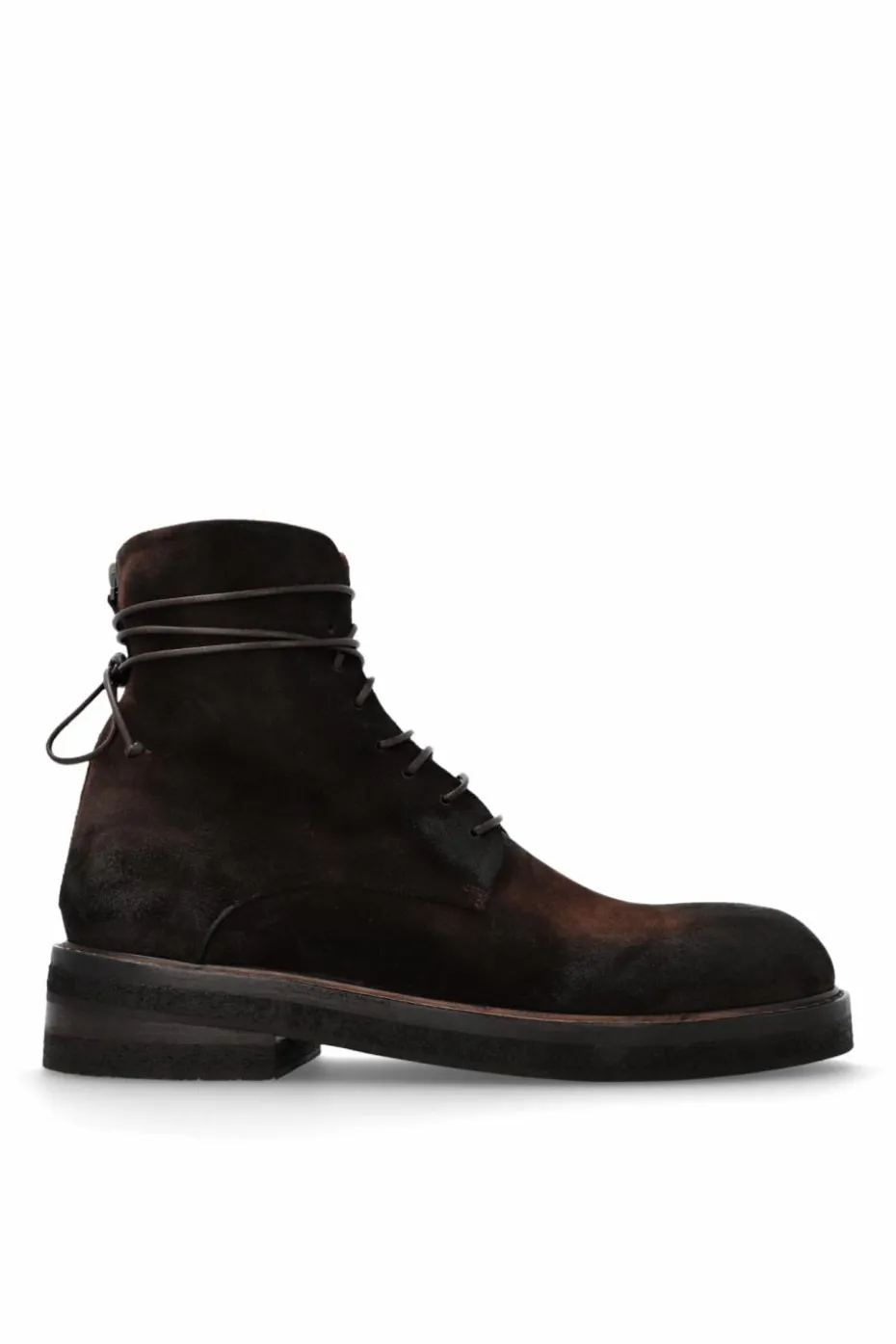 Marsell BROWN Suede ankle boots